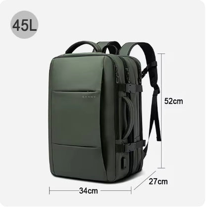 BANGE Expandable Travel Backpack